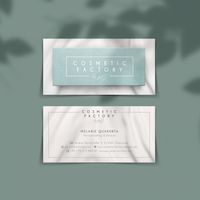 Marketing Card &ndash; Cosmetic Factory